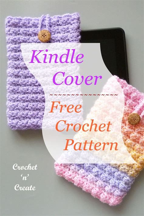 Crochet Kindle Cover Pattern Crochetncreate Crochet Ipad Cover Crochet Book Cover Crochet