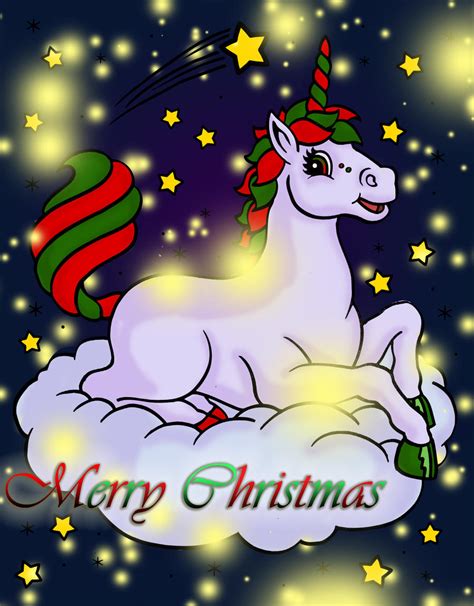 Christmas Unicorn By Jace Cat On Deviantart