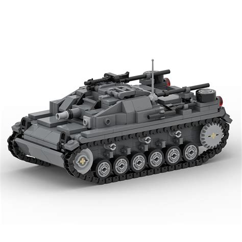 military stug iii  tank moc medievalbrickcom