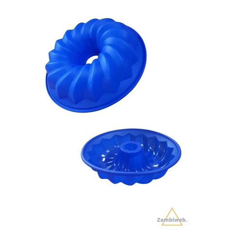 Forma Silicone Furo Central Para Bolo Pudim Bolo Mousse Pronta