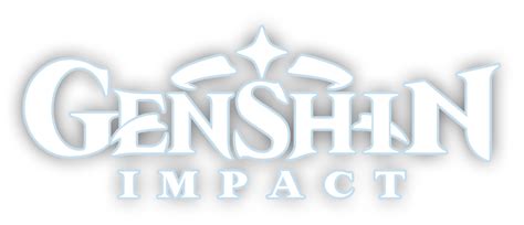 Genshin Impact Logo PNG Images Transparent Free Download