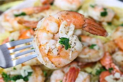 15 Minute Air Fryer Shrimp Scampi With Garlic Butter Dinners Done Quick