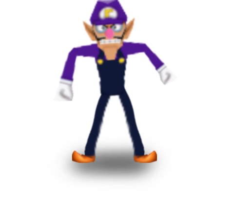 Super Mario 64 DS Waluigi Leakead Waluigi Model by RadjasPro on DeviantArt