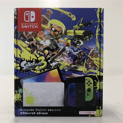 【未使用に近い】【1円～】nintendo Switch ニンテンドースイッチ 有機elモデル スプラトゥーン3 エディション 本体セット