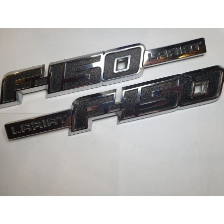 Ford F Lariat Fender Logo Emblem Name Plate Left Right