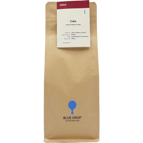 Kawa Ziarnista Kuba Serrano Arabica Z Palarni 340G Blue Drop Sklep