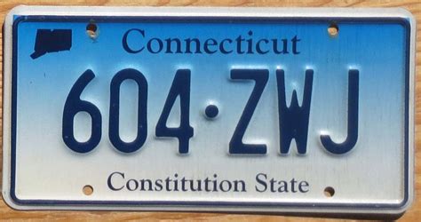 Connecticut vg+ | Automobile License Plate Store: Collectible License ...