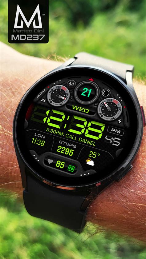 MD237 Digital Watch Face Matteo Dini MD Wear OS Tizen