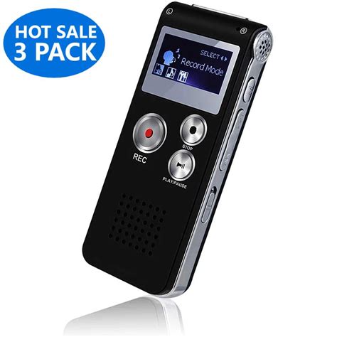 Digital Voice Recorder Upgraded Voice Activated Recorder For Lectures Meetings Interviews 8gb