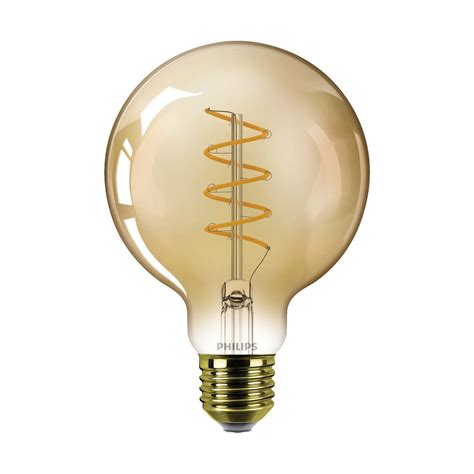 Philips E Led Globe G W Dimmbar K Gold Lampenwelt Ch