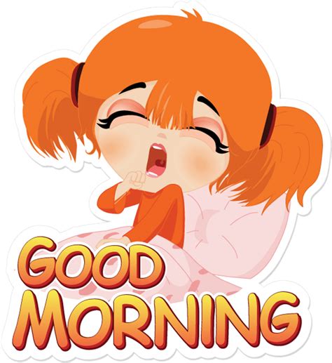 Good Morning Sticker Download Clipart Full Size Clipart 317051