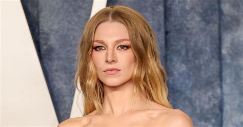 Hunter Schafer Wore Daring Feather Top To Oscars After Party Huffpost