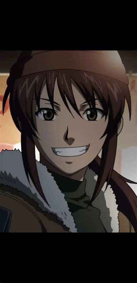 Revy Black Lagoon Smiling