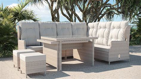 Amazon De ARTELIA Bari L Desert Line Polyrattan Sitzgruppe Lounge