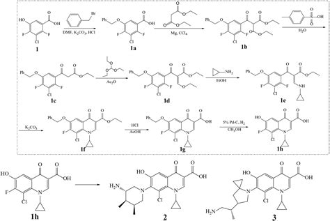 A Practical Synthesis Of 3 Chloro 2 4 Difluoro 5 Hydroxybenzoic Acid