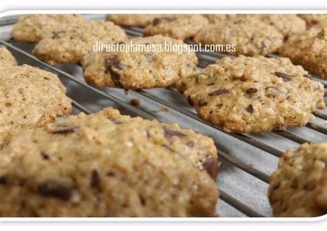 Galletas De Avena Naranja Y Chocolate Receta De Directoalamesa Cookpad