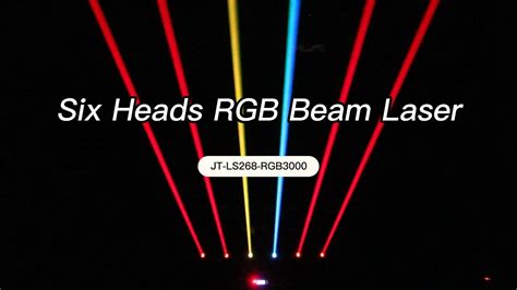 Joyfirst Heads Rgb Moving Beam Laser Dj Bar Light Youtube