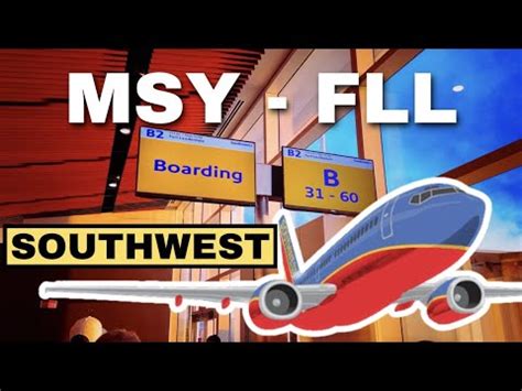 TRIP REPORT Southwest Airlines BOEING 737 New Orleans To Ft