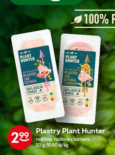 Plastry Jak Szynka PLANT HUNTER Cena Promocje Opinie Sklep