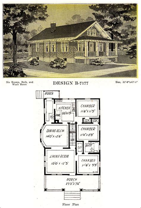 Classic 1918 Craftsman Style Bungalow Design Shingled Cottage Craftsman Style Bungalow