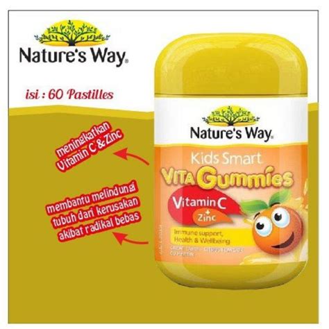 Jual Natures Way Vita Gummies Vitamin C Butir Shopee Indonesia