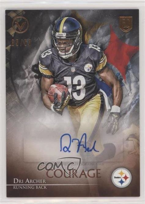 2014 Topps Valor Auto Courage 50 Dri Archer VA DAR Rookie Auto RC EBay