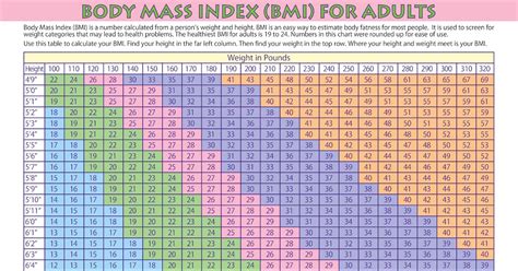 Printable Bmi Chart For Men | Images and Photos finder