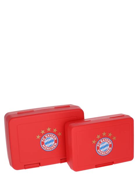 Lunch Box Set Of 2 Official Fc Bayern Munich Store