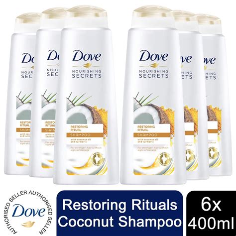 Dove Nourishing Secrets Restoring Ritual Shampoo With Coconut Oil 400ml