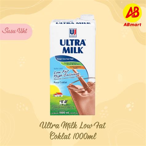 Jual Ultra Milk Low Fat Cho Ltr Susu Uht Cair Gosend Grab Cargo