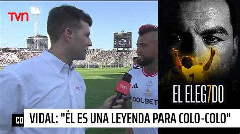 Arturo Vidal Califica A Esteban Paredes Como Una Leyenda Para Colo