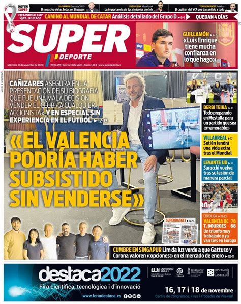 Capa Jornal SuperDeporte 16 Novembro 2022 Capasjornais Pt