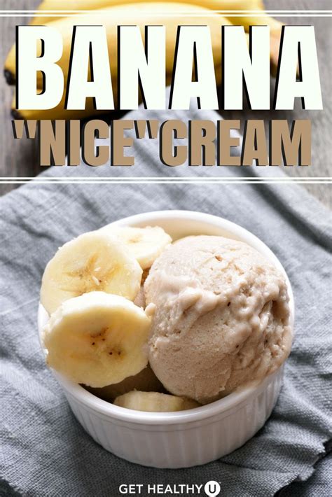 Banana Nice Cream 4 Ways Recipe Nice Cream Recipe Banana Nice Cream Nice Cream