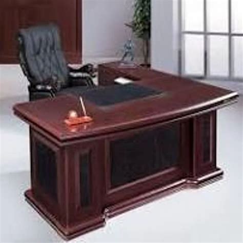 Teak Wood Rectangular Wooden Office Tables With Storage At Best Price