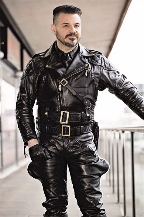 Pin On Full Leather Men