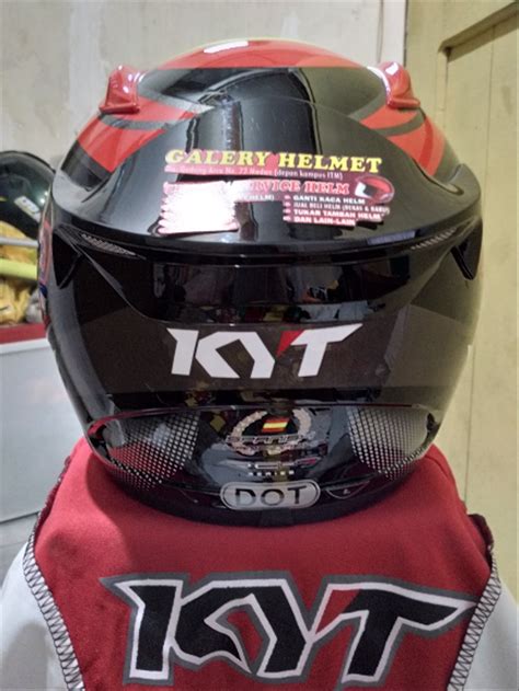 Jual Helm Full Face Kyt Rc Limited Edition Black Rad Yellow Fluo Di