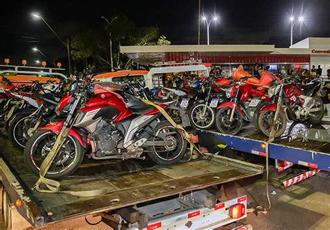 Detran retira de circulação 40 motos envolvidas em rolezinho na Zona