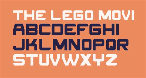 THE LEGO MOVIE free Font - What Font Is