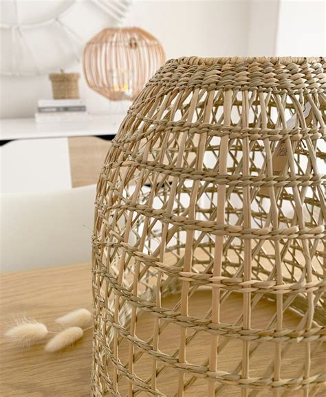 Scandi Woven Seagrass Lampshade Perfectly Lovely Interiors