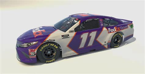 Denny Hamlin Fictional Fedex Ground Toyota Camry Custom Number By