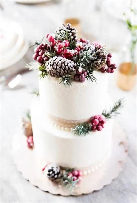 63 Amazing And Delicious Winter Wedding Cakes Weddingomania