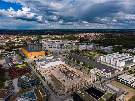 Leipzig Von Oben Baustelle Zum Neubau Eines Forschungs Geb Udes Und