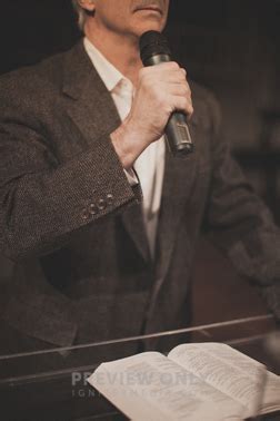 Pastor Preaching A Sermon - Stock Photos | Pearl