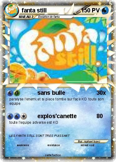 Pokémon Fanta Still Sans Bulle Ma Carte Pokémon