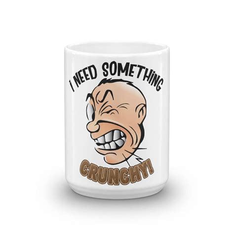 Necesito Algo Crunchy Funny Mug Etsy España