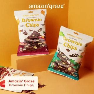 Amazin Graze Dark Chocolate Brownie Chips G Shopee Singapore