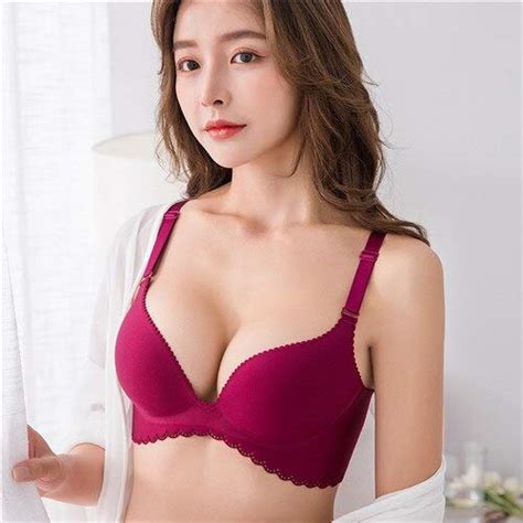 Buy Push Up Bras Fashion Seamless Bra Wire Free Brasserie Deep V Plunge