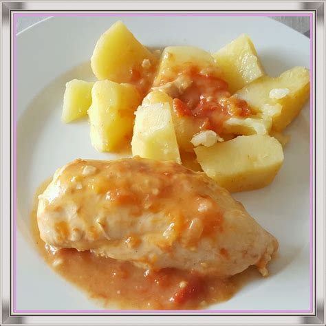 Filet De Poulet Sauce Tomate La Cr Me Et Ses Pommes De Terre Cookeo