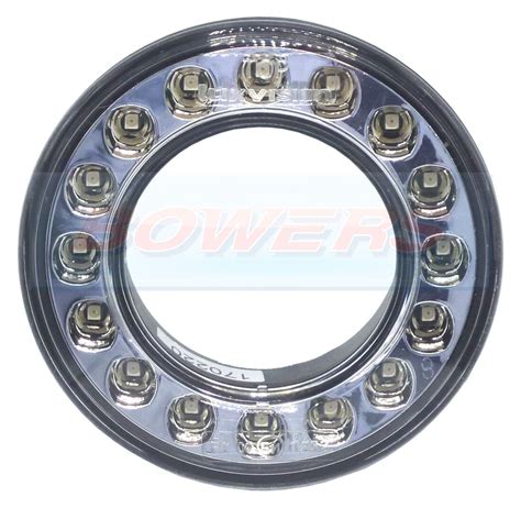 98mm ROUND LED REAR FOG LIGHT OUTER RING FOR 55mm COMBINABLE REAR