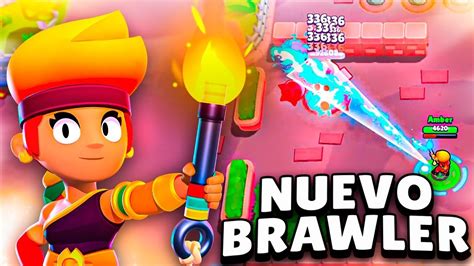 Asi Es Amber El Nuevo Brawler Legendario Sneak Peek De Brawl Stars